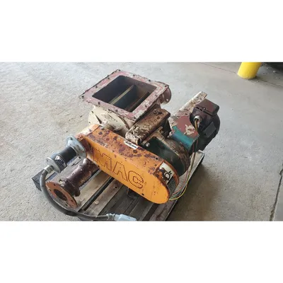 Used 10" Semco MAC blow thru Airlock Rotary Valve