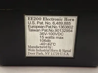 New | in-Stock WOLO EE200 Safety Products (Other) Ohio US | Surplus Asset Holdings #1462692