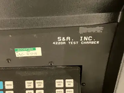 Used Saunders & Associates 4220 Chamber for Parametric Testing, 2255 Controller Semiconductor Test Michigan US | Maverick Industrial Sales #1502420