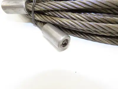 Wireco 7/16"x 100' Steel Wire Rope Crane Hoist Winch Lifting Cable R68760DZF116