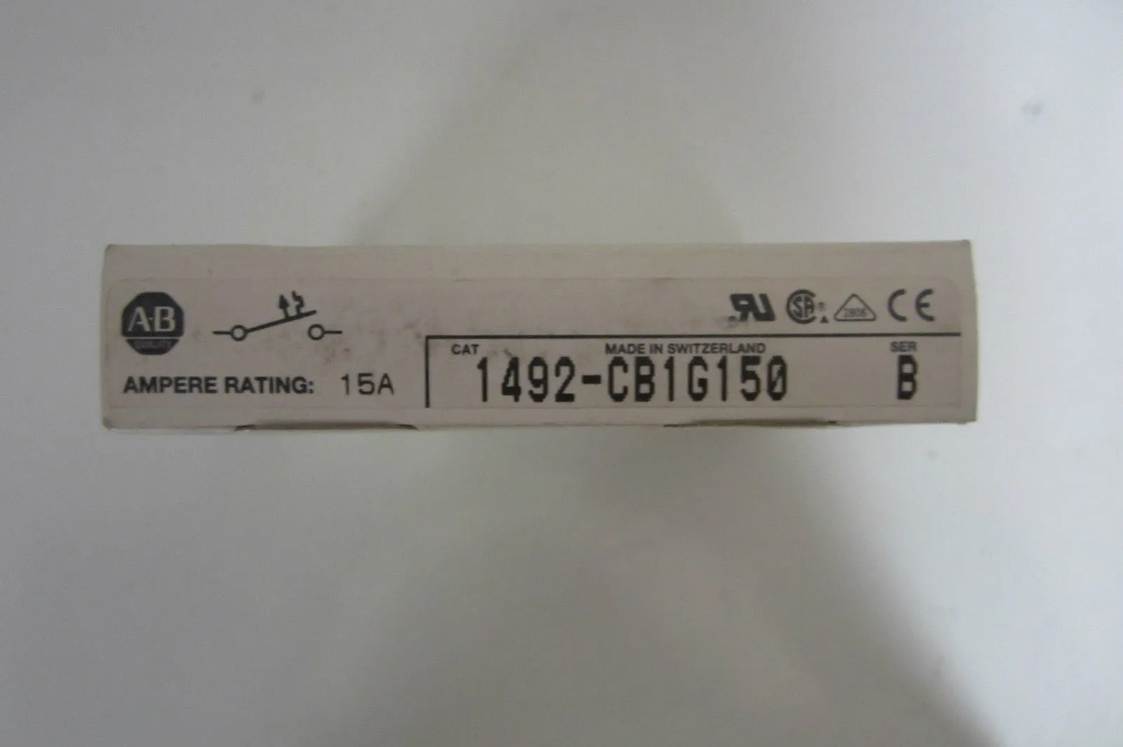 NEW ALLEN BRADLEY 1492-CB1G150 CIRCUIT BREAKER 1492CB1G150 SERIES B LOT OF 2