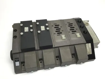 USED REXROTH TEKNIK AB 4 POSITION PNEUMATIC SOLENOID MANIFOLD