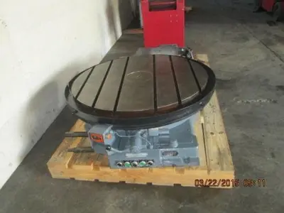 42" Lucas precision motorized rotary table with CNC connectors