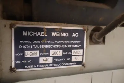 Used Weinig U-GOLD Woodworking Moulders British Columbia CA | Coast Machinery Group #1275712