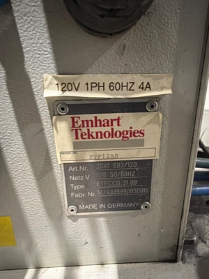 USED EMHART TEKNOLOGIES ETF12AB