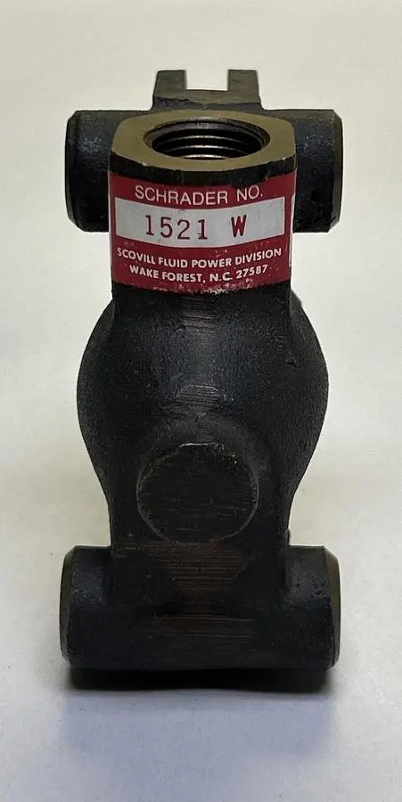 Used SCHRADER 1521W Pump & Valve Parts Ohio US | Surplus Asset Holdings #1238621