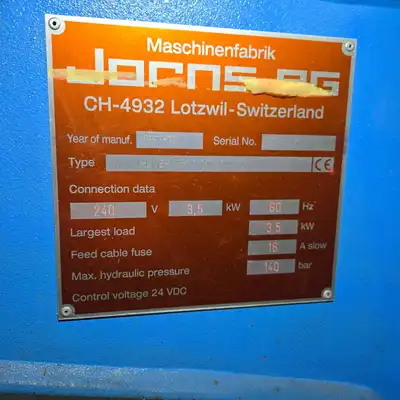 JORNS AG NORMA-LINE-125-S0-CNC400A-6.4 CNC Metal Folder | Norcal Machinery (7)