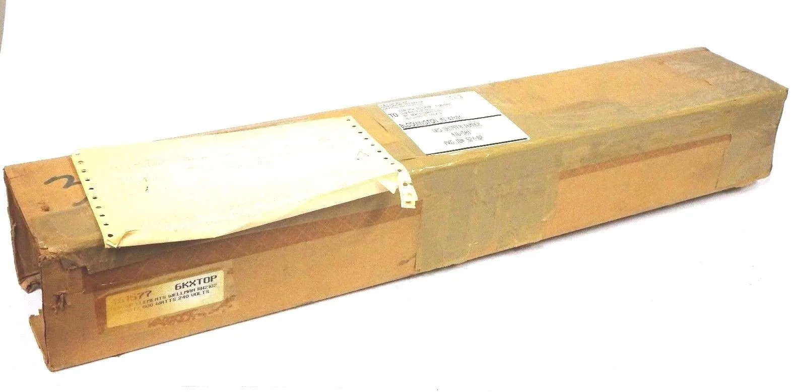 LOT OF 16 NEW WELLMAN RH2102 QUARTZ HEATER ELEMENTS 800 WATTS 240 VOLTS