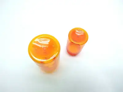 90cc & 200cc | Orange / Amber Multipurpose Bottles  Wide Mouth Lot of Mixed Gaylord - New Other