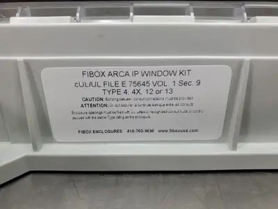 USED FIBOX cUL/UL FILE E 75645 VOL. 1 Sec. 9 TYPE 4, 4X, 12 or 13