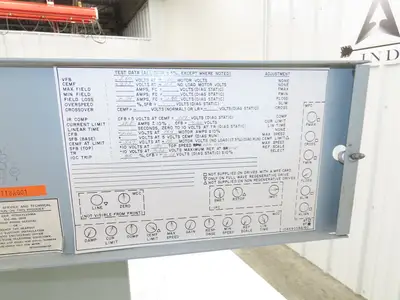 General Electric Valutrol DC Adjustable Speed Drive 600VAC 3PH Input *Read