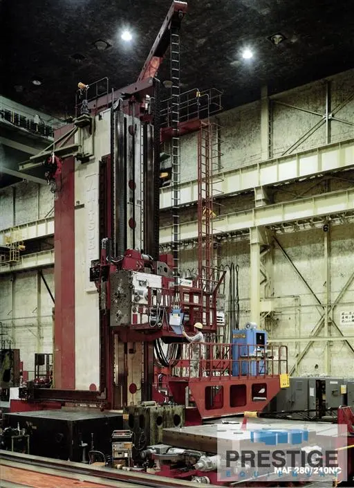 Used 2010 MITSUBISHI MAF 280/210 NC Horizontal Floor Type Boring Mills New York US | Prestige Equipment #146723