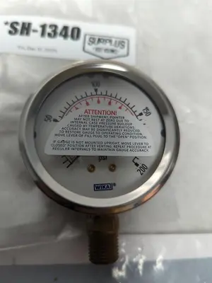 New | in-Stock WIKA 0-100 Universal Pressure Meters Ohio US | Surplus Asset Holdings #1249617