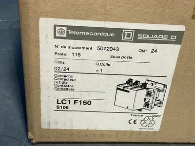 New | in-Stock TELEMECANIQUE LC1F150 Relays & Switches Ohio US | HGR 24 #1357406
