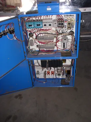 15 Ton WARD Up-Acting Pneumatic Lamination Press; 24" x 54" Bed; Heated Platens; Mfg. 2000