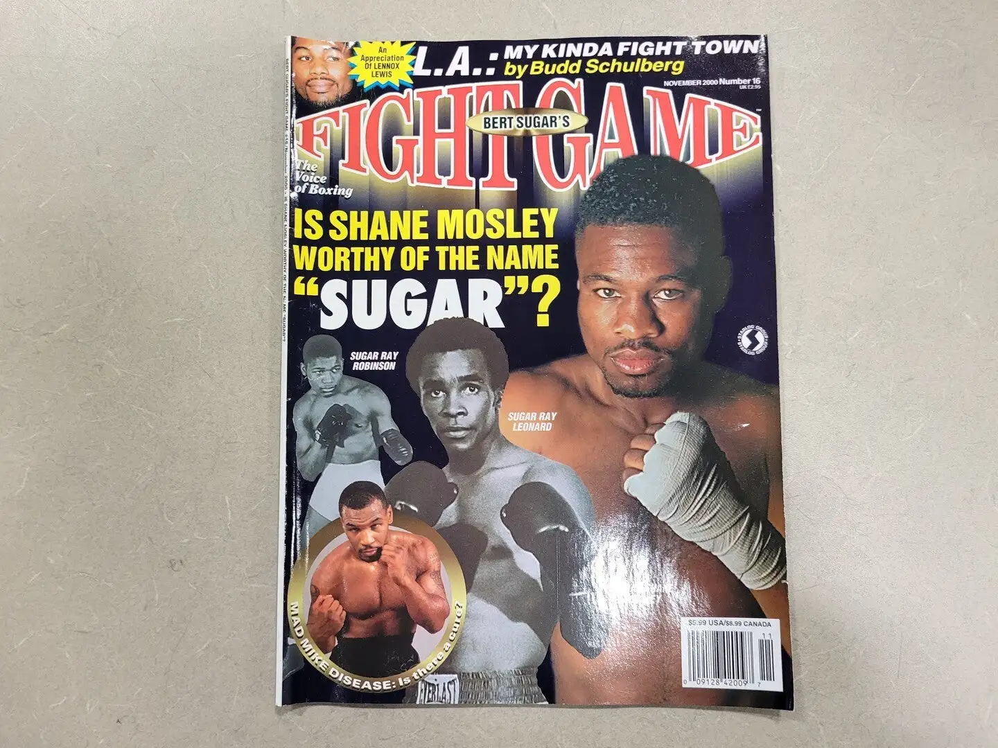 USED FIGHT GAME NOVEMBER 2000