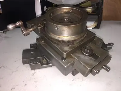 2841-385 Antique MJ Brohen Brocading Ellipse Precision 360 Chuck/Vise & Oval Attachment