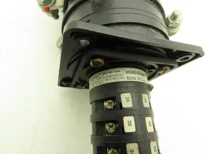 Salzer S608US1A1906-00 Rotary Cam Switch 60A 15-50Hp 208-600V 3PH S213 Selector