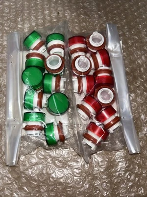 Large Lot of New various IDEC   Buttons & Caps See Photos + Warranty