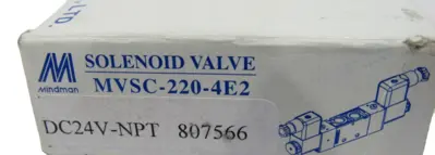 NEW MINDMAN MVSC-220-4E2 SOLENOID VALVE MVSC2204E2