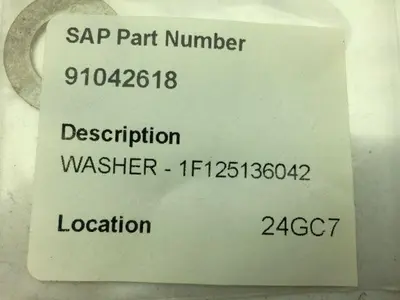 Fisher 1F125136042 Packing Washer LOT OF 6
