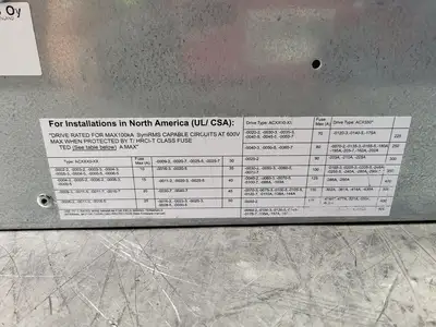 USED ABB ACS800-U1-0020-7