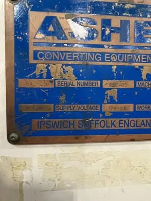 2005 ASHE Sapphire s2 Slitters & Perforators, Slitter rewinders | Mark One Machinery (25)