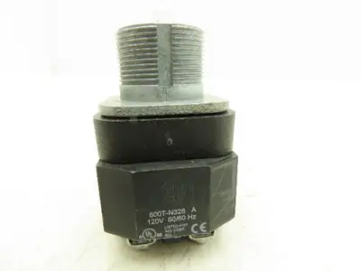Allen Bradley 800T-P16 Pilot Light 30mm Pushbutton No Lens with 120V Transformer