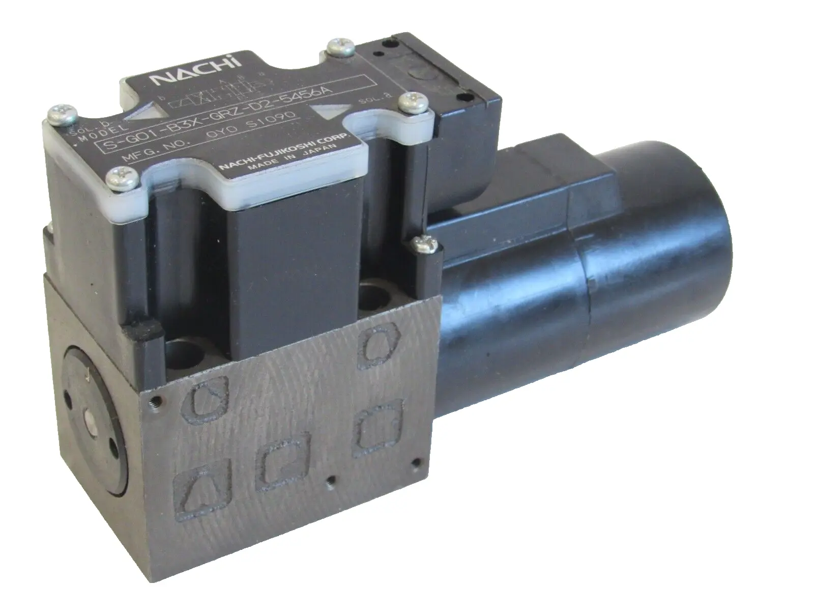 NEW NACHI S-G01-B3X-GRZ-D2-5456A DIRECTIONAL VALVE SG01B3XGRZD25456A
