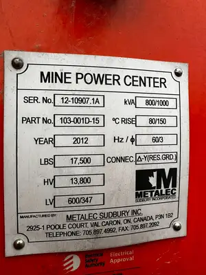 Used 2012 METALEC _UNKNOWN_ Transformers British Columbia CA | Lenmark #1426438