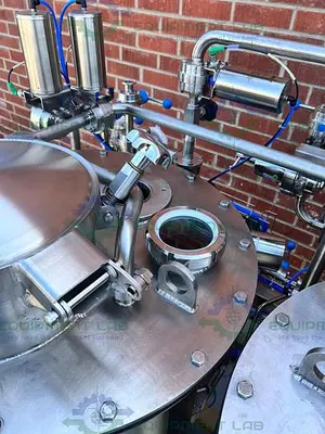 NEW CENTEC EMULSIFICATION SKID 10 GPM W/ 2 - 200L TANKS, FRISTAM FSP POWDER MIXER