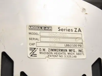 Ingersoll Zimmerman Z040-060 Pneumatic Air Balancer 6' Travel 400Lb w/Load Block