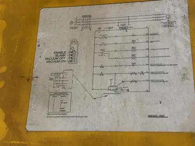 10,000 LBS X 50' X 8' PERMADUR SERIAS 816 VACUUM SHEET LIFTER WITH UNIVAC 1500 GENERATOR: STOCK 22460