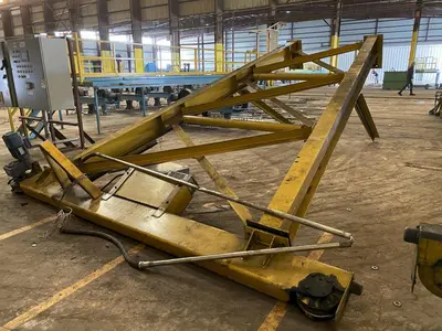 11 TON X 38' PROSERV SINGLE LEG POWERED GANTRY CRANE, NEW 2015: YOBRO #24061