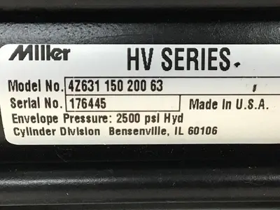 USED MILLER FLUID POWER 4Z63115020063