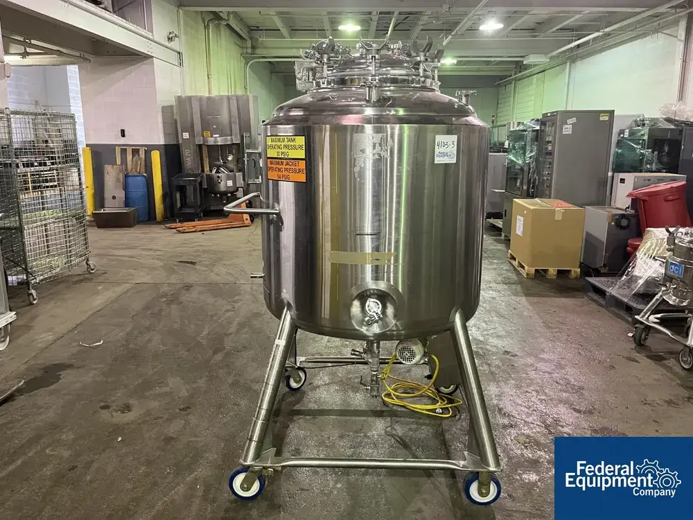 USED DCI 400 Liter DCI Reactor, 316L S/S, 40/45#
