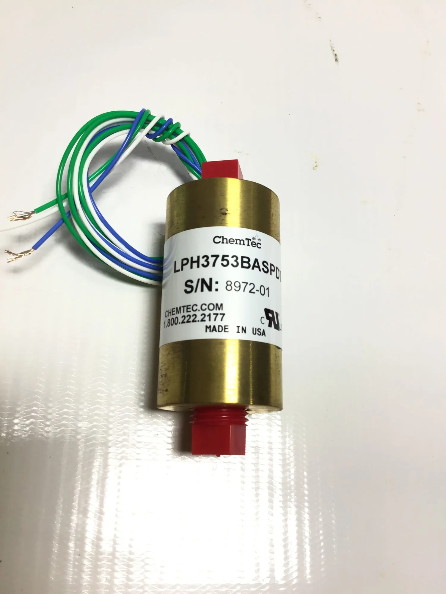 Chemtec LPH3753BASPDT FLOW MONITOR SWITCH