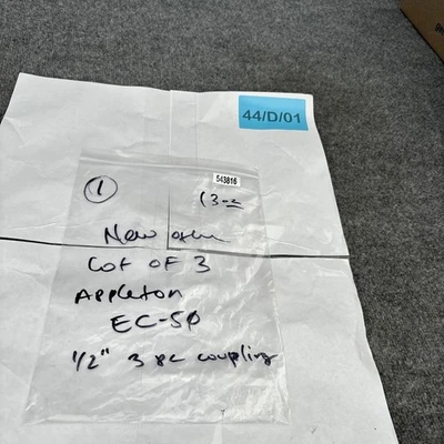 New | in-Stock Appleton EC-50 Electrical Fittings California US | Davliegogo LLC #1705707