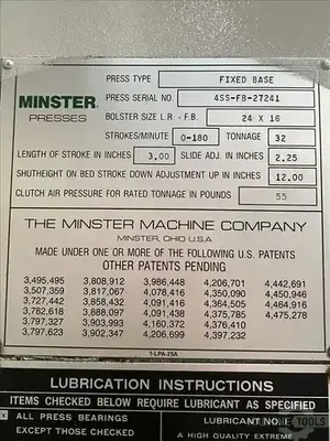 USED MINSTER 4SS