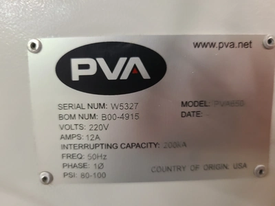 2012 PVA 650 CONFORMAL COATING MACHINE Conformal Coating | Tekmart International Inc. (12)