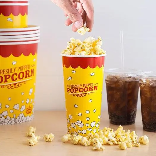 Carnival King 24 oz. Popcorn Cup - 1000 / Case