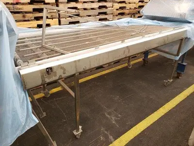 10' Wire Belt Inspection Conveyor