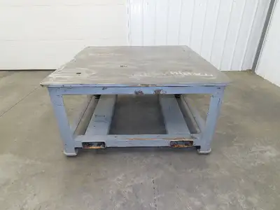 15/16" Steel Top Machine Base Welding Table Work Bench 54x54x28-3/4"