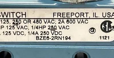 Used HONEYWELL BZE6-2RN194 Miscellaneous Equipment (Electrical & Power) | Surplus Asset Holdings #1201705