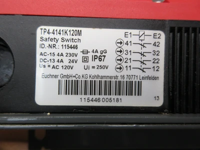 USED USED HAAS PARTS AND TOOLING HAAS 32-1095 CE DOOR INTERLOCK ASSY B (NO KEY)