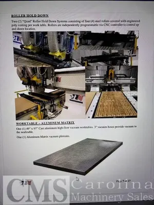 USED 2022 NORTHWOOD CS-48RHD CNC ROUTER 4 X 8 TABLE ROLLER HOLDDOWNS