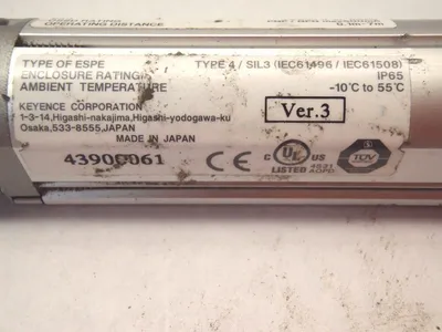 USED KEYENCE LIGHT CURTAIN TRANSMITTER