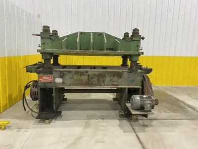 50 TON X 38" X 60" ASC / BENCHMASTER  MODEL #50-4-3860-2-12 4-POST CUTOFF PRESS: STOCK #19939