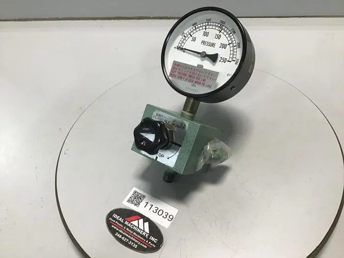 Used NISSEI 6244987 Universal Pressure Meters Michigan US | Ideal Machinery #779729