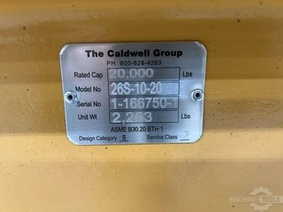 USED CALDWELL 26S-10-20